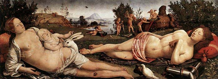 Piero di Cosimo Venus, Mars, and Cupid